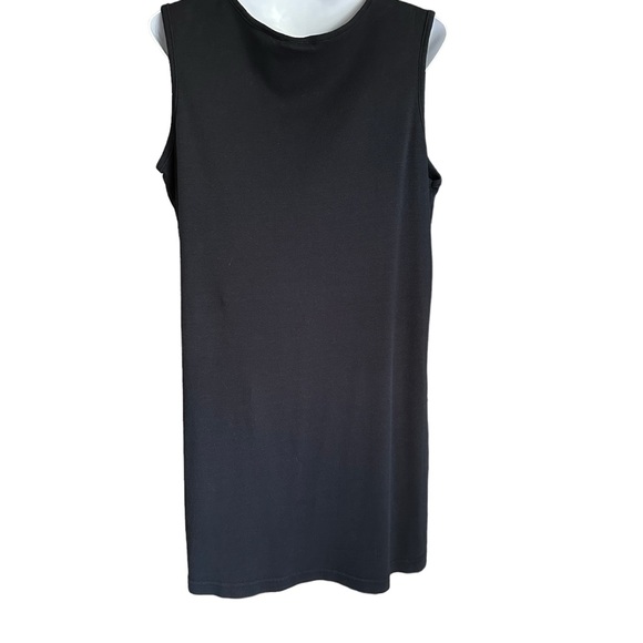 Cotton Dress w/Embroidered Detail Neckline XL 16 - Picture 3 of 5